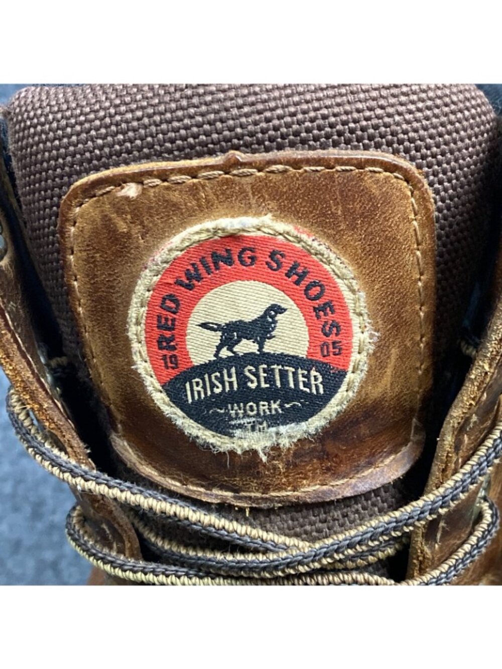 Red Wing Irish Setter Hopkins 83815 Work Boots Mens 9 EE Wide Waterproof 400g - Picture 12 of 16